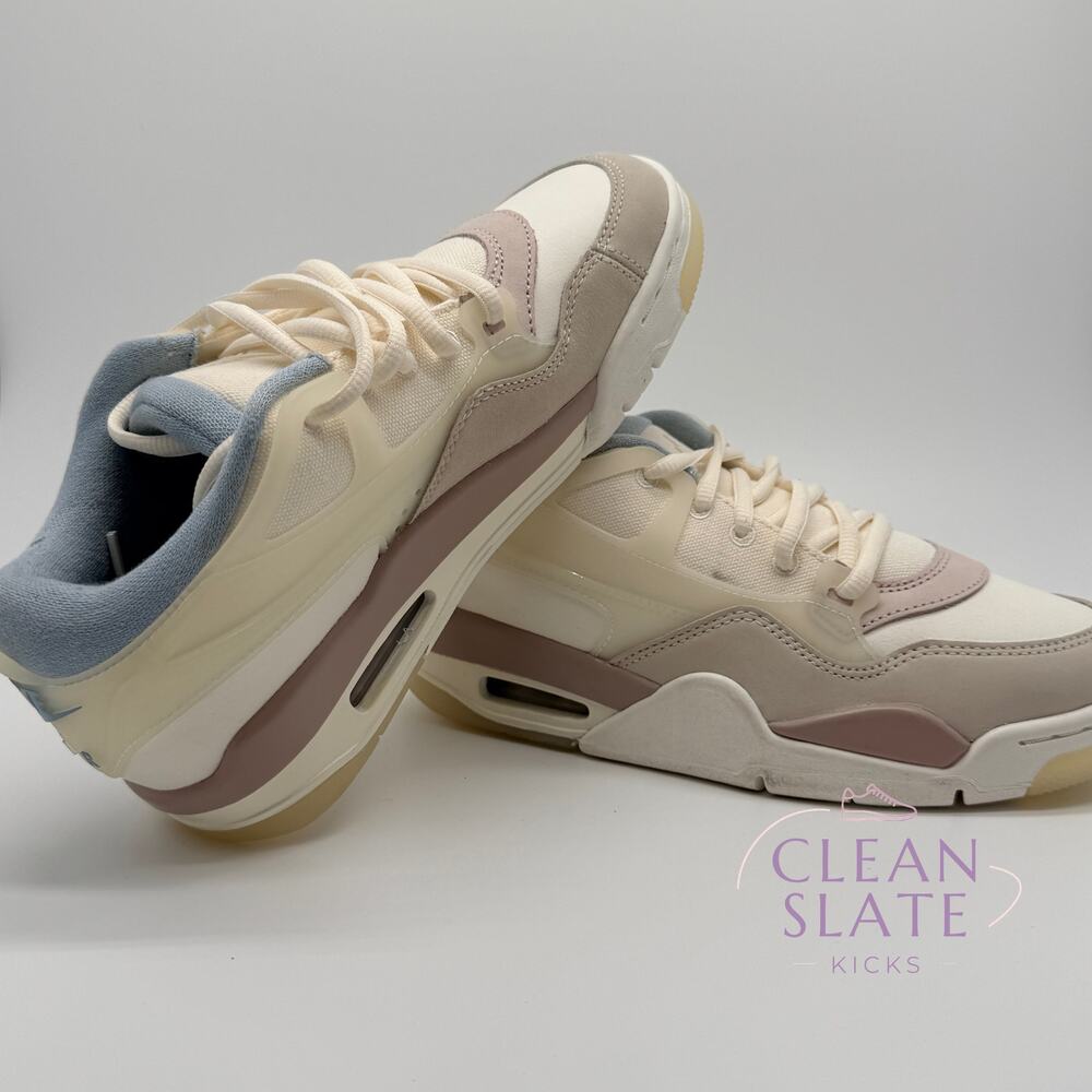 Nike Air Jordan 4 RM Armory Navy Blue Ivory FQ7940-400 Kids 4Y Womens 5.5 NWOB